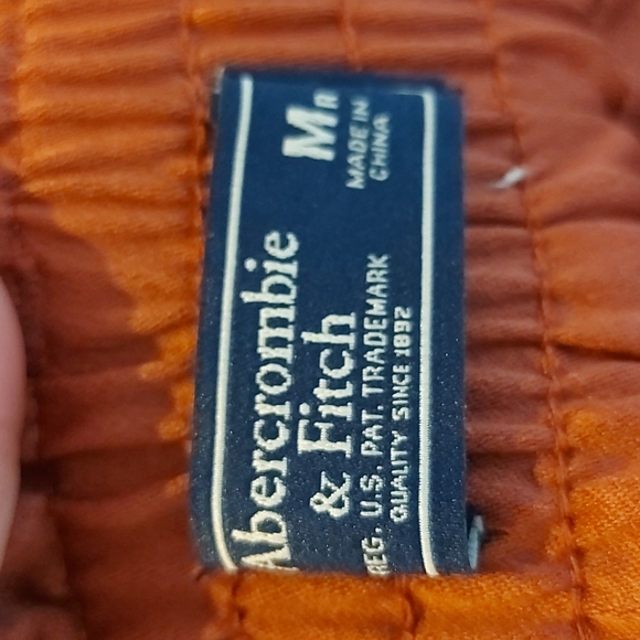 Abercrombie & Fitch rust high waist pant sz. M - Picture 5 of 6